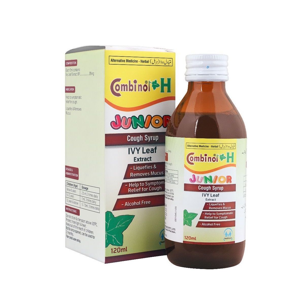COMBINOL H JUNIOR COUGH SYRUP 120ML