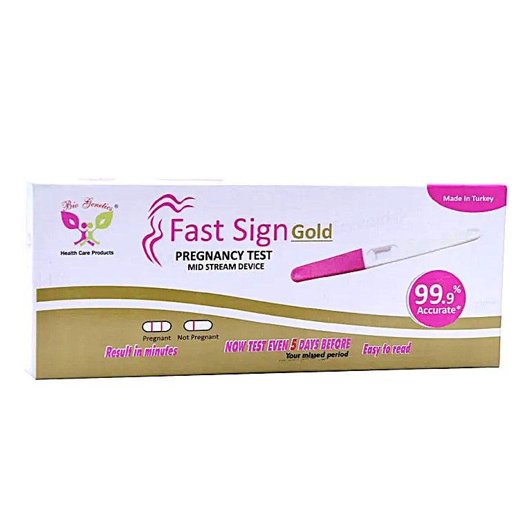 FAST SIGN (GOLD) PREGNANCY STRIP