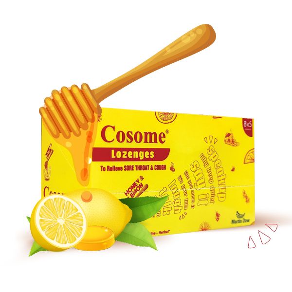 COSOME HONEY AND LEMON FLAVOUR LOZENGES TABLET