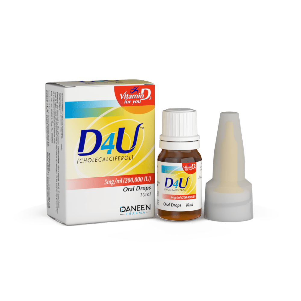 D4U 5MG 10ML ORAL DROPS