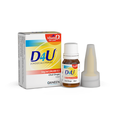 D4U 5MG 10ML ORAL DROPS