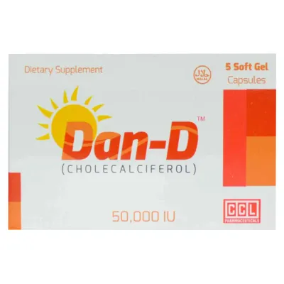 DAN D SOFT GEL CAPSULE 50000IU