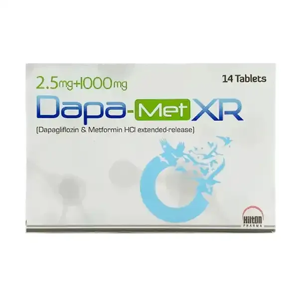 DAPA MET XR 2.5+1000MG TABLET