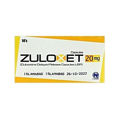 ZULOXET 20MG CAPSULE