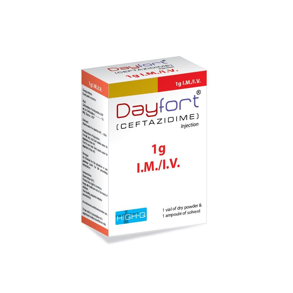 DAYFORT IM/IV 1GRAM INJECTION