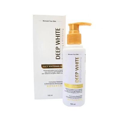 DEEP WHITE (BRITHTENING &amp; WHITENING) FACE GEL 100ML