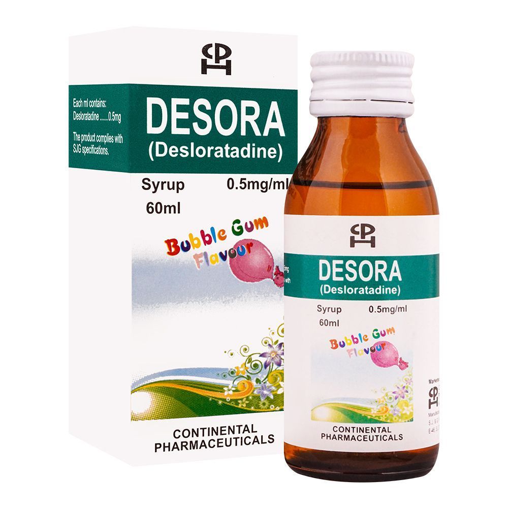 DESORA 0.5MG 60ML SYRUP