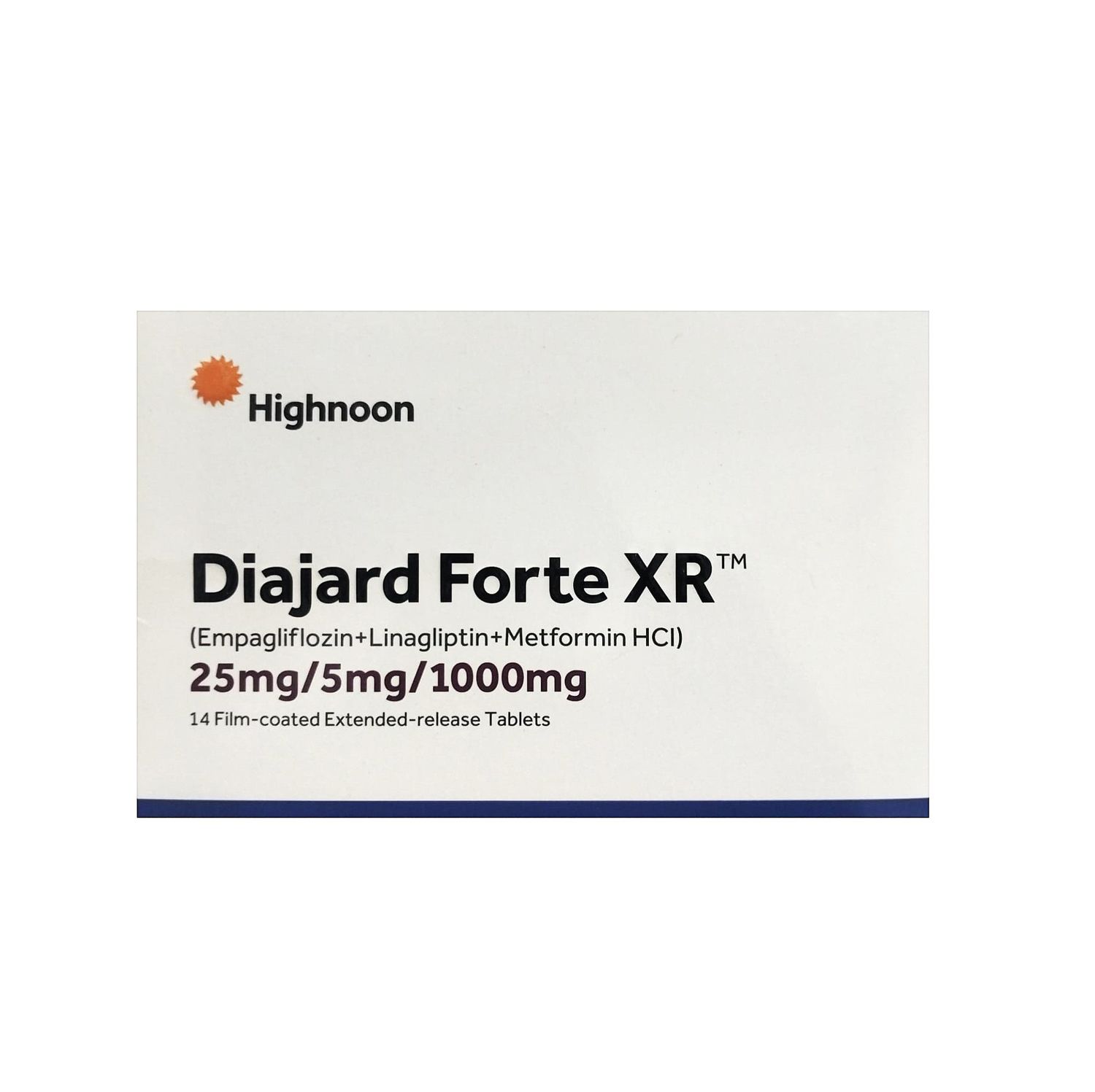 DIAJARD FORTE XR 25/5/1000MG TABLET