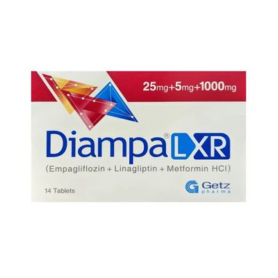 DIAMPA LXR 25+5+1000MG TABLET