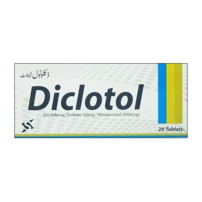 DICLOTOL 50MG/0.2MCG TABLET