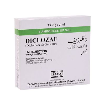 DICLOZAF 75MG/3ML INJECTION