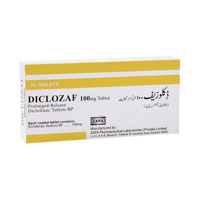 DICLOZAF SR 100MG TABLET