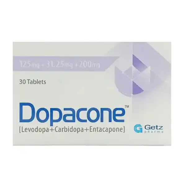 DOPACONE 125+31.25+200MG TABLET