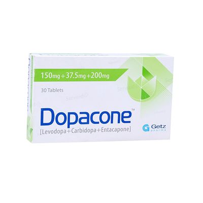 DOPACONE 150+37.5+200MG TABLET