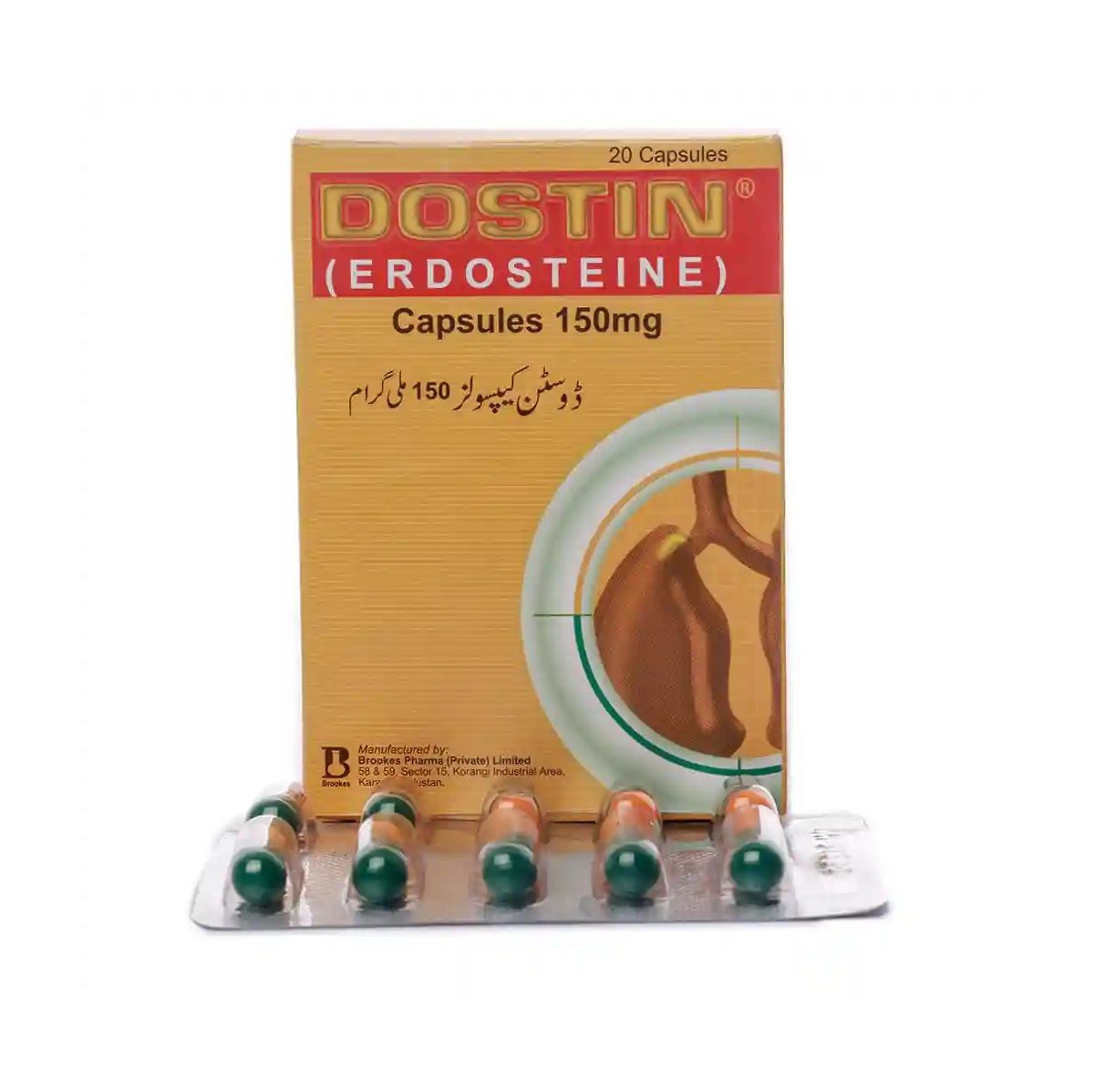 DOSTIN 150 MG CAPSULE