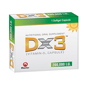 DX3 SOFT GEL 200000 I.U CAPSULE