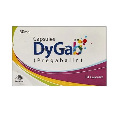 DYGAB 50MG CAPSULE