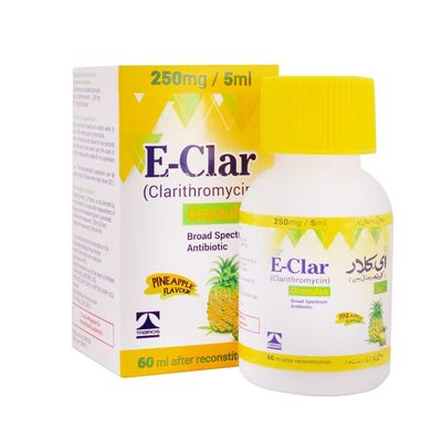 E CLAR 250MG 60ML SYRUP