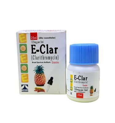 E CLAR 125MG 60ML SYRUP