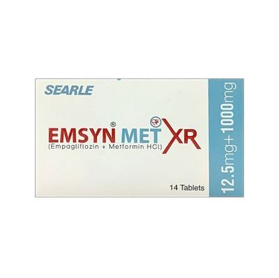 EMSYN MET XR 12.5+1000MG TABLET
