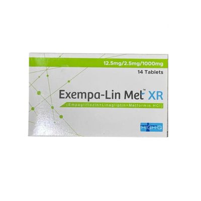 EXEMPA LIN MET XR 12.5/2.5/1000MG TABLET