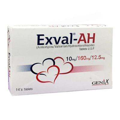 EXVAL AH 10/160/12.5MG TABLET