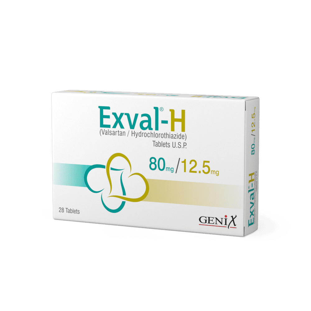 EXVAL H 80MG/12.5MG TABLET