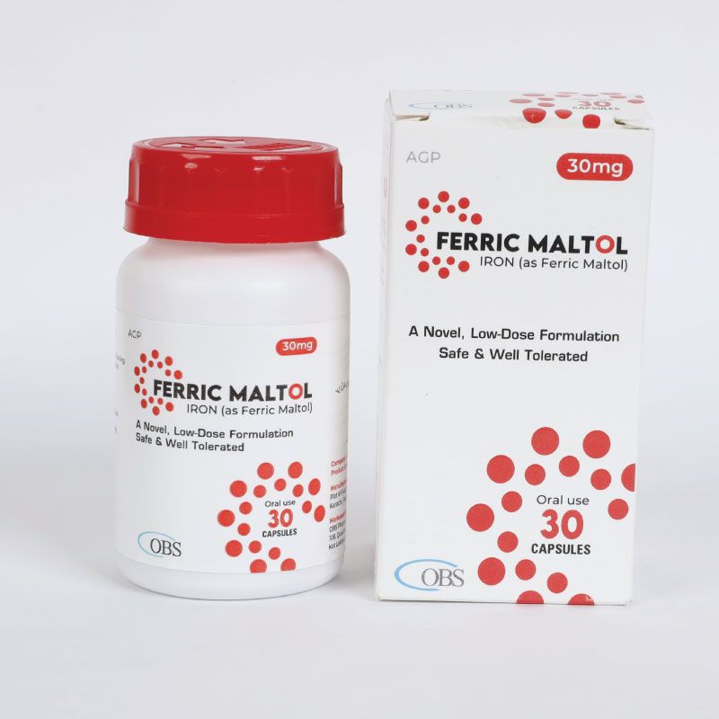 FERRIC MALTOL 30MG CAPSULE