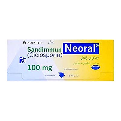SANDIMMUN NEORAL 100 MG CAPSULE (cyclosporin)