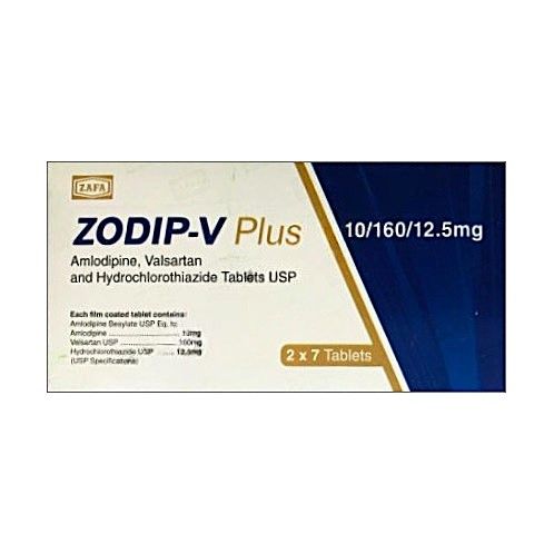 ZODIP V PLUS 10/160/12.5MG TABLET