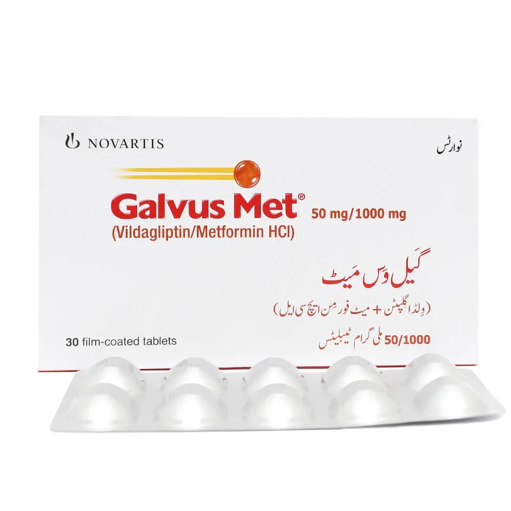 GALVUSMET FCT 50/1000MG TABLET