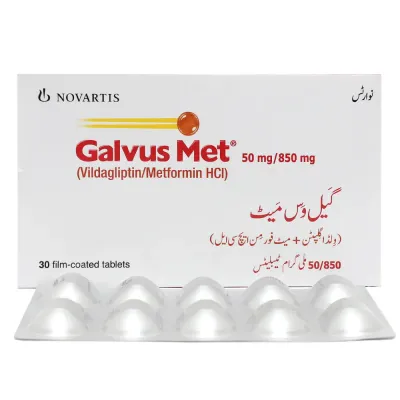 GALVUSMET FCT 50/850MG TABLET