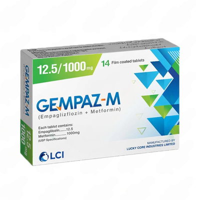 GEMPAZ M 12.5/1000MG TABLET