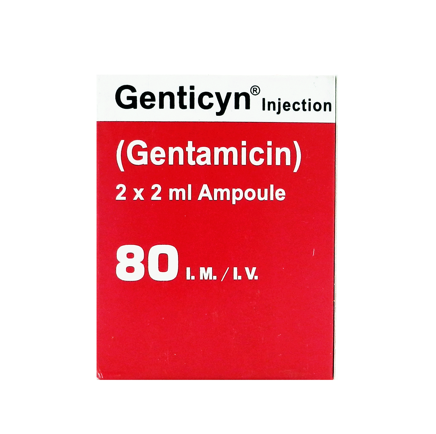 GENTICYN  80MG INJECTION 2ML