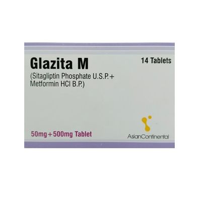 GLAZITA M 50/500MG TABLET