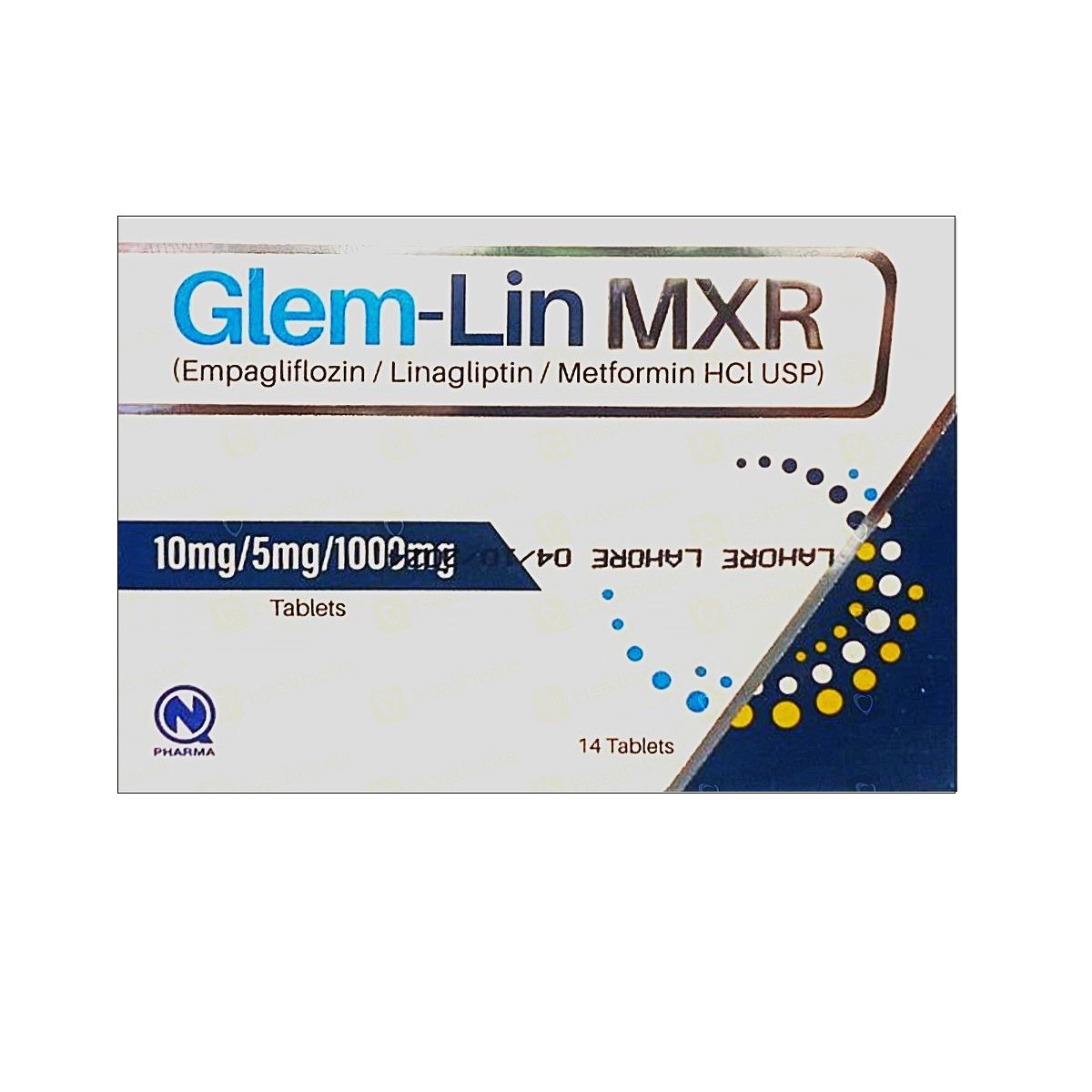 GLEM LIN MXR 10/5/1000MG TABLET