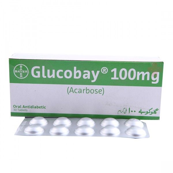 GLUCOBAY 100MG TABLET