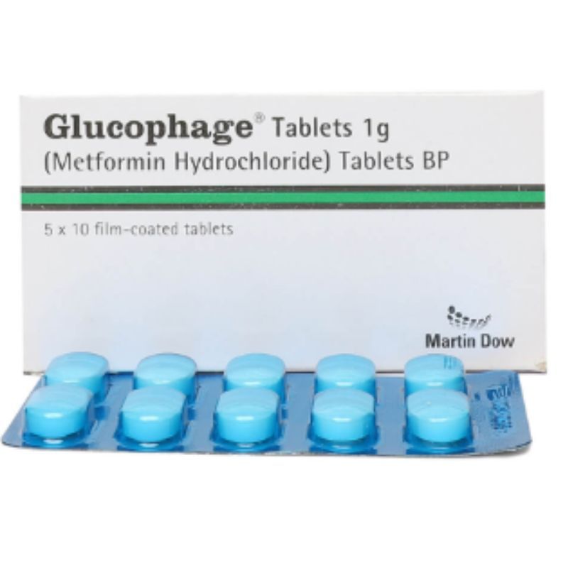 GLUCOPHAGE 1GRAM TABLET