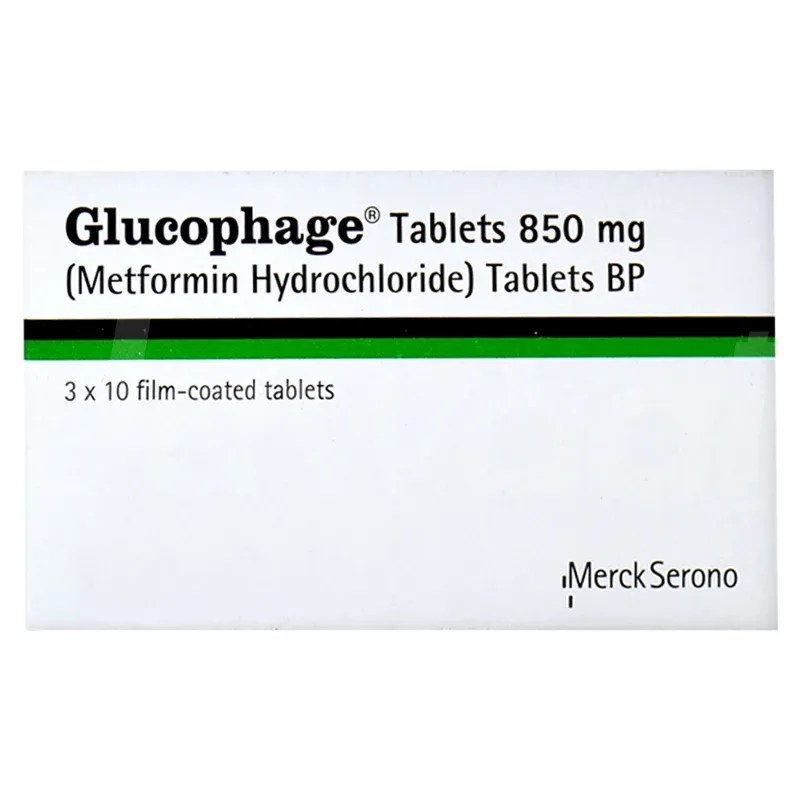 GLUCOPHAGE 850 MG TABLET