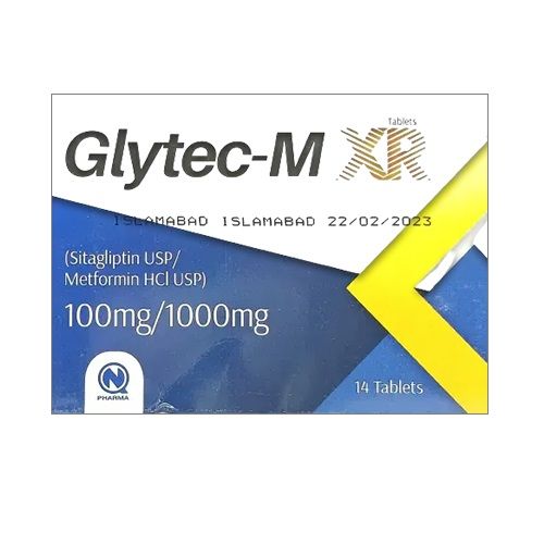 GLYTEC MXR 100/1000MG TABLET
