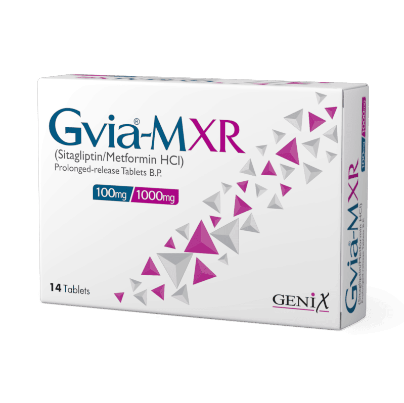 GVIA M XR 100/1000MG TABLET