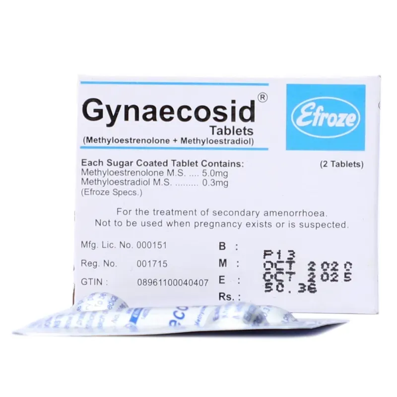 GYNAECOSID 5.0/0.3MG TABLET