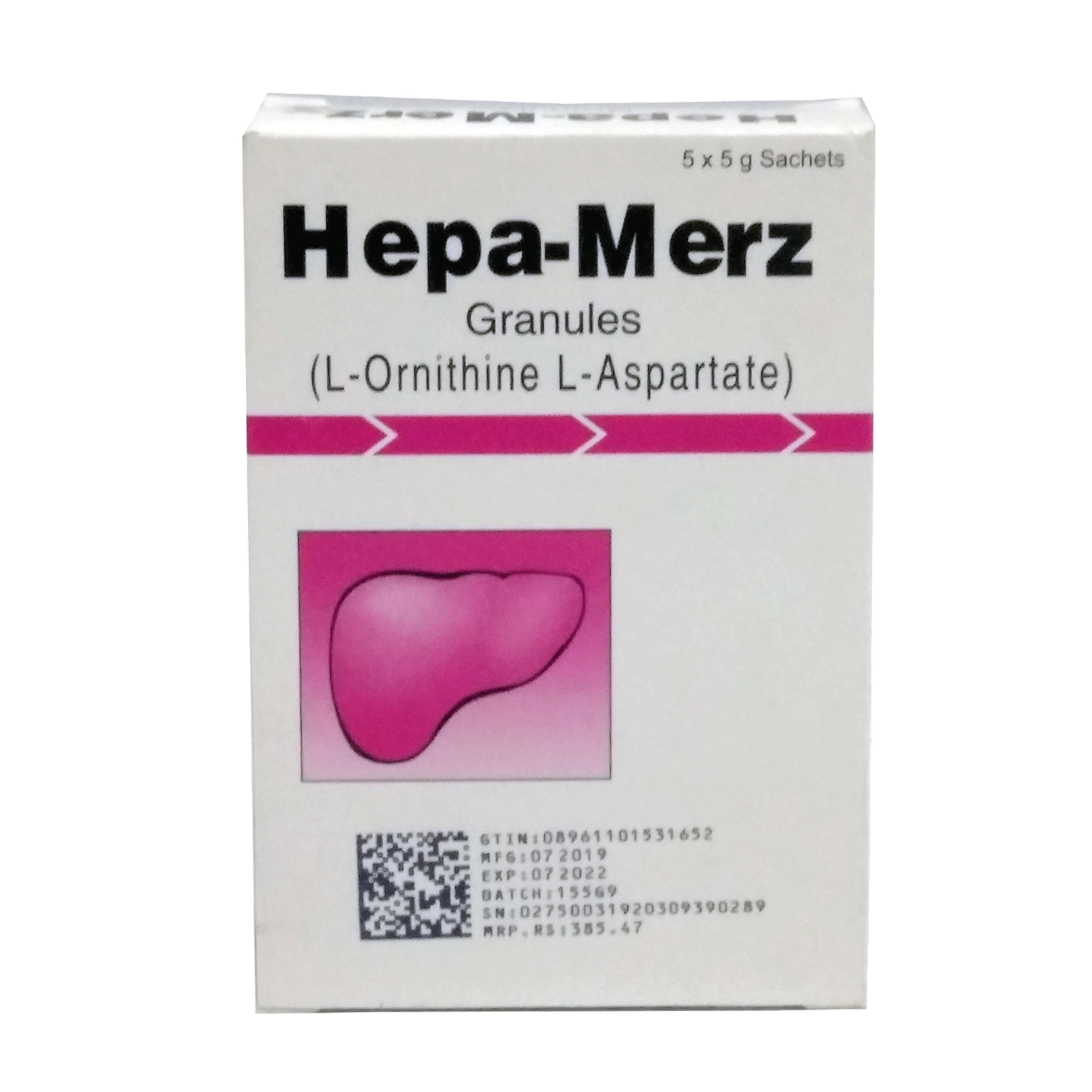 HEPA MERZ GRANULES SACHET 5X5 GRAM