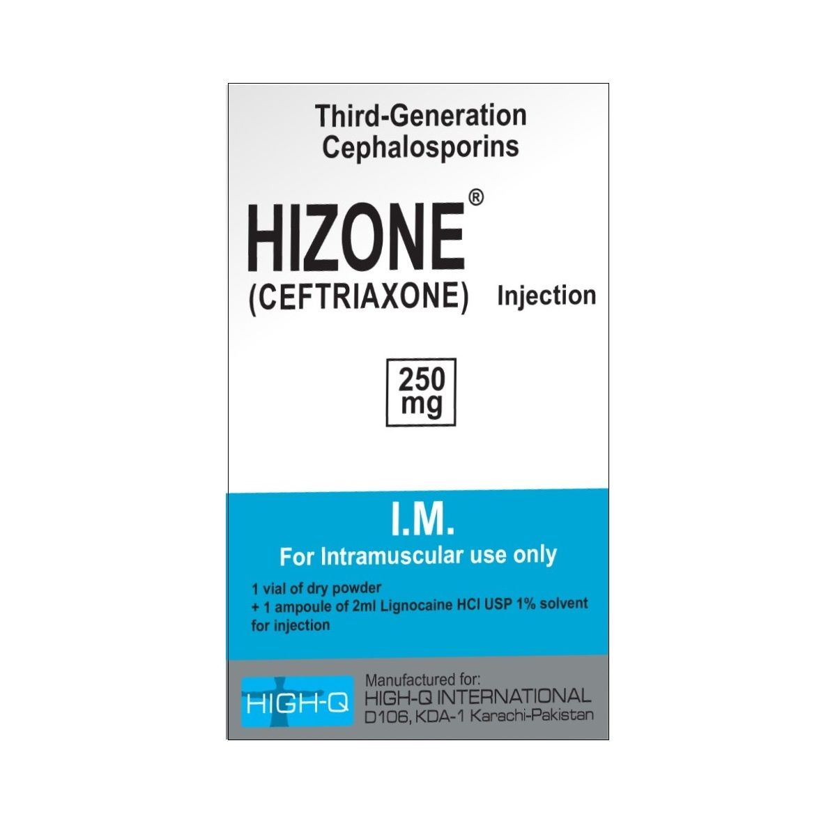 HIZONE 250 MG 1 VIAL INJECTION