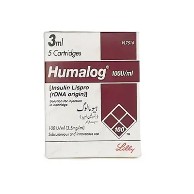 HUMALOG 100IU/3ML PEN FIL 3.5MG