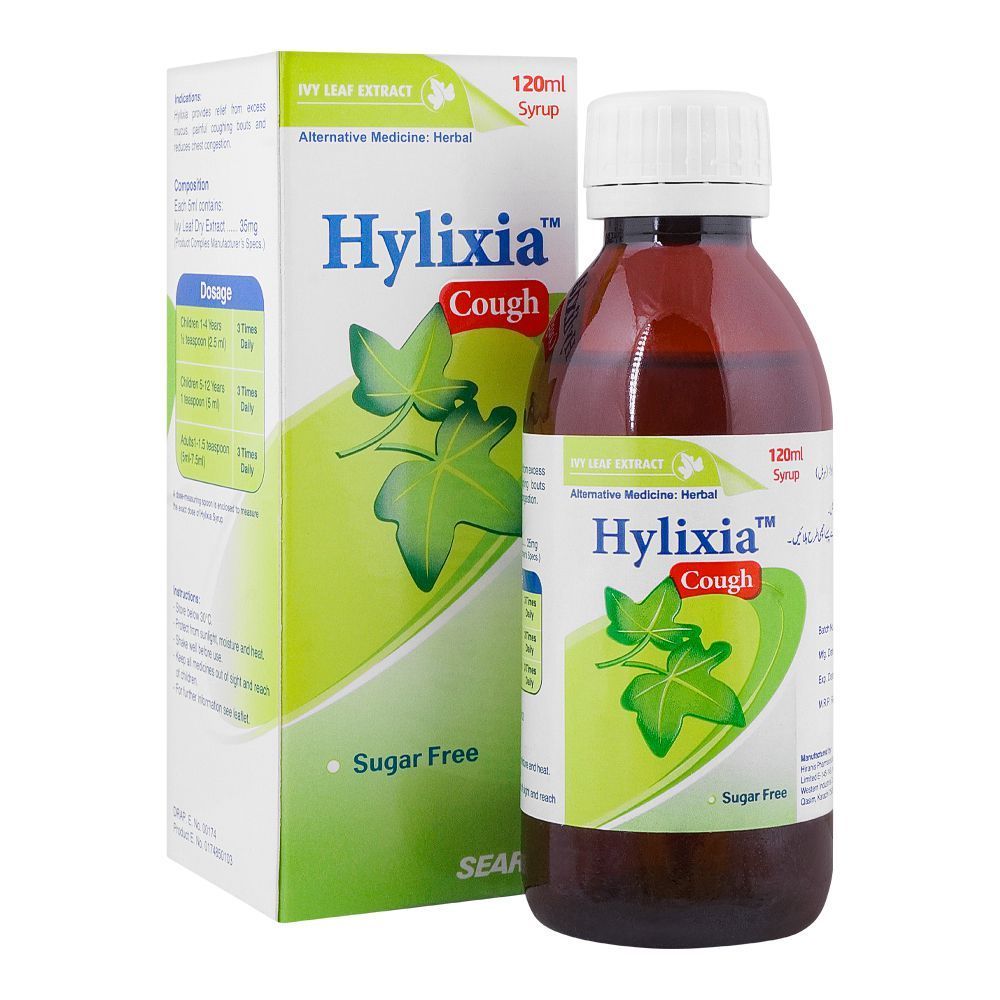 HYLIXIA COUGH 120ML SYRUP
