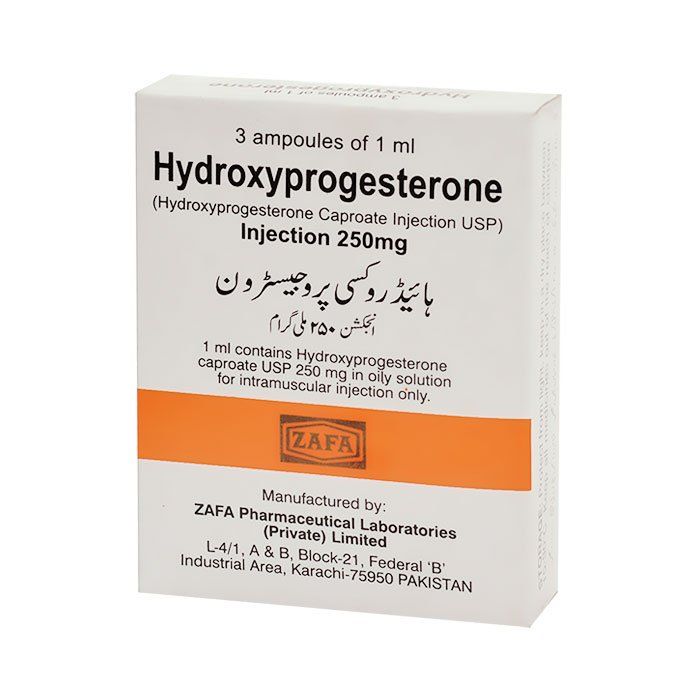 HYDROXYPROGESTERONE 250MG INJECTION