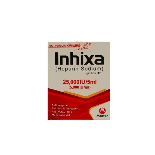INHIXA HEPARIN 25000IU/5ML INJECTION