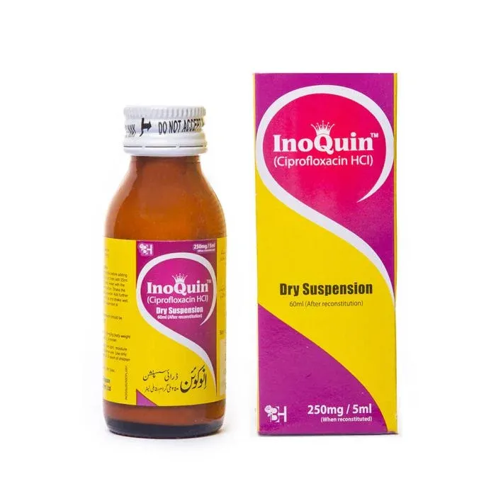INOQUIN 250MG/ 5ML 60ML SYRUP