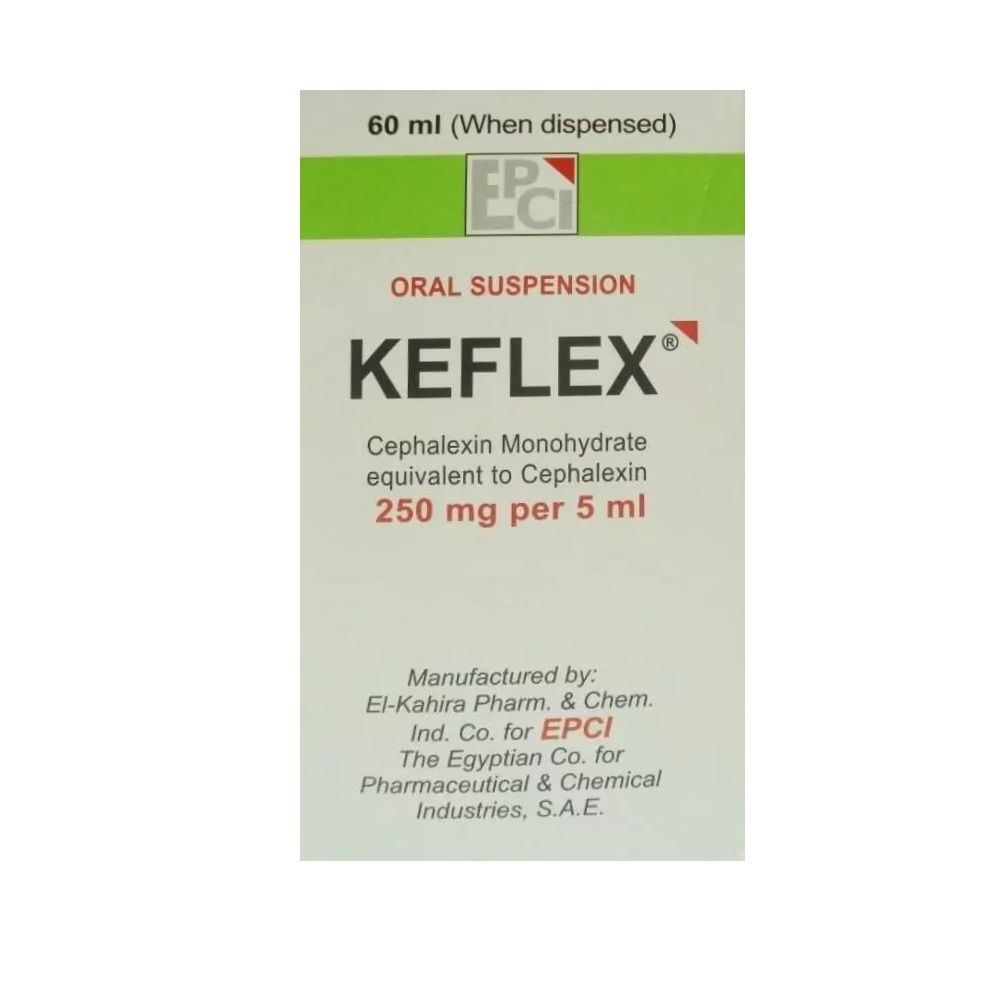 KEFLEX 250MG 60ML SYRUP
